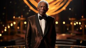 What is the Problem with Morgan Freeman's left arm at the 2023 Oscars stage